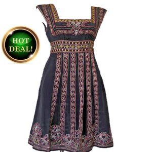Nanette Lepore | Dresses | Bnwt Nanette Lepore Silk Josephine Baker Beaded  Embroidered | Poshmark